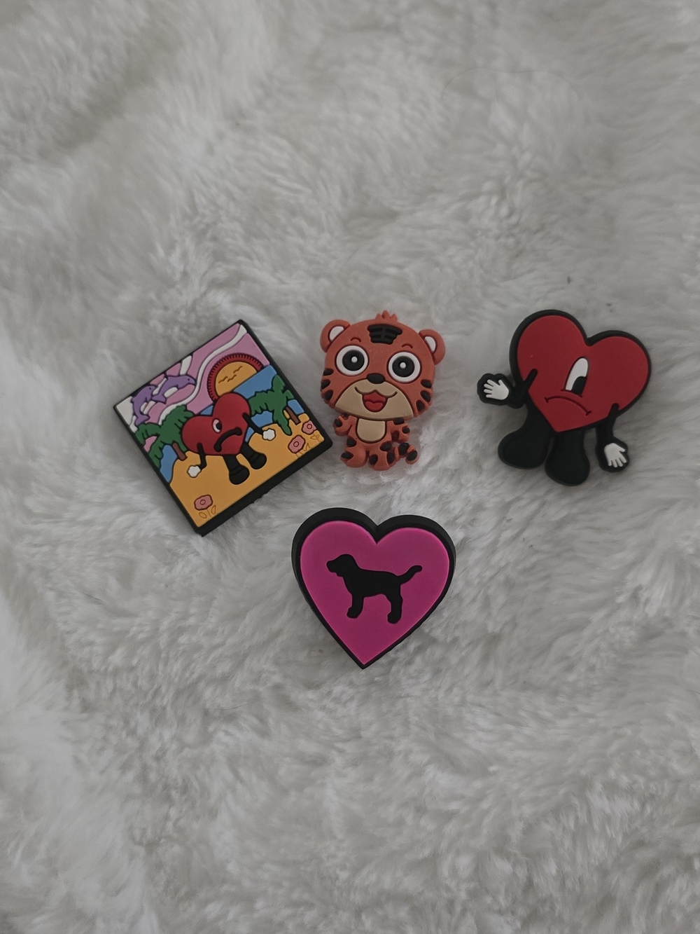 Cute Pink Heart Dog Charm for Small Pets